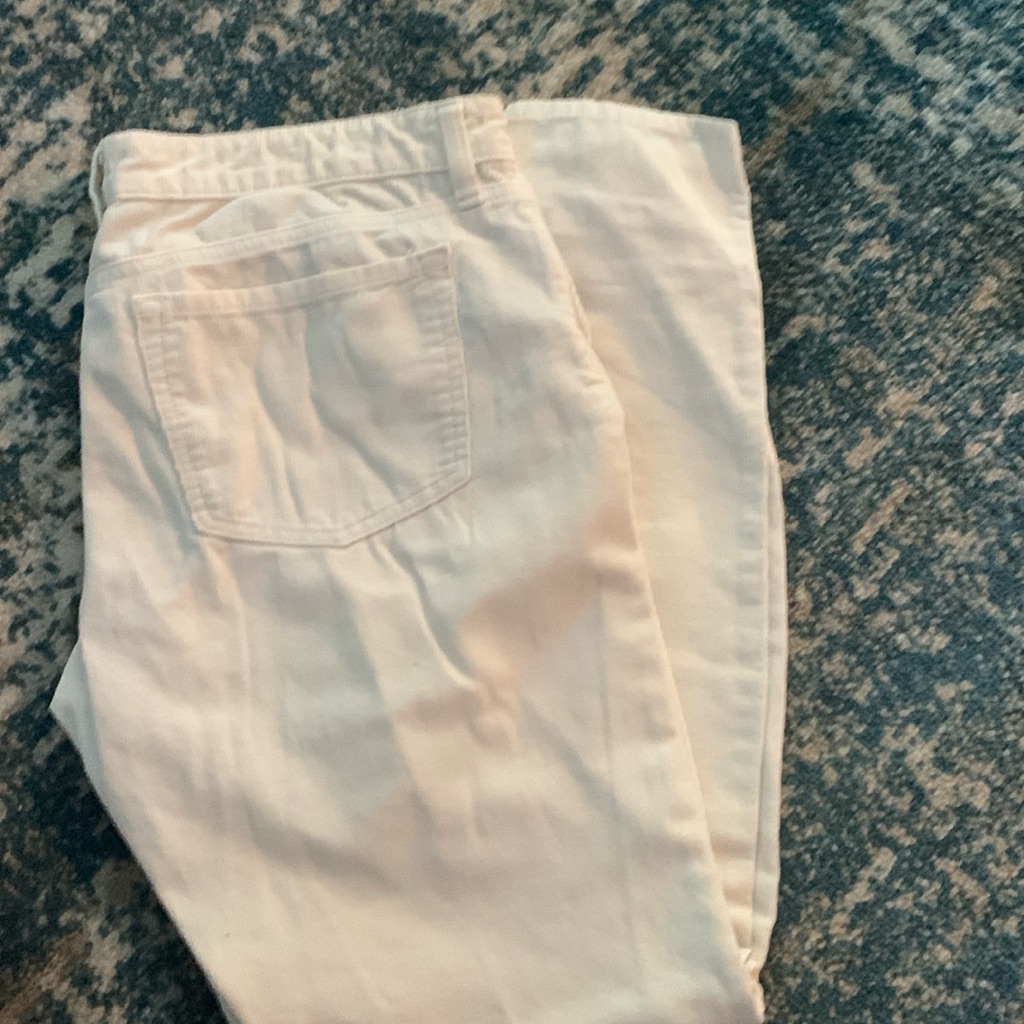 Gap White Corduroy Regular